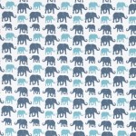 Jersey - Elefanten blau